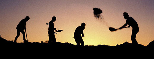 Archaeology dig at Fairfield